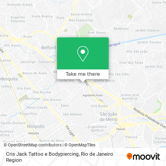 Cris Jack Tattoo e Bodypiercing map