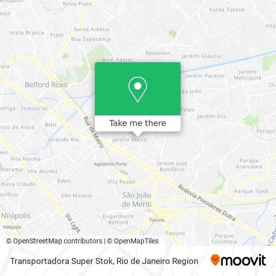 Transportadora Super Stok map