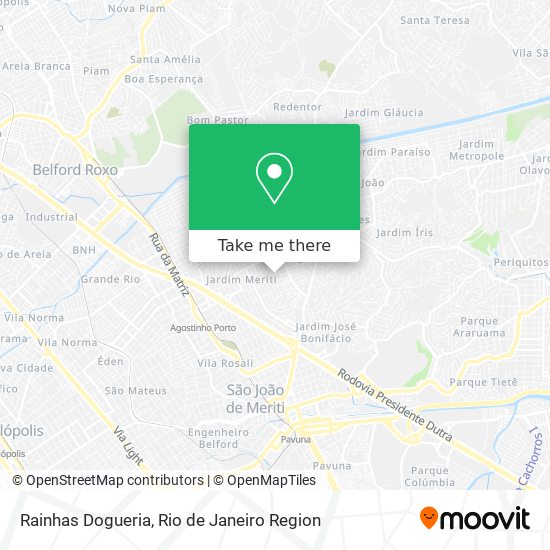 Rainhas Dogueria map