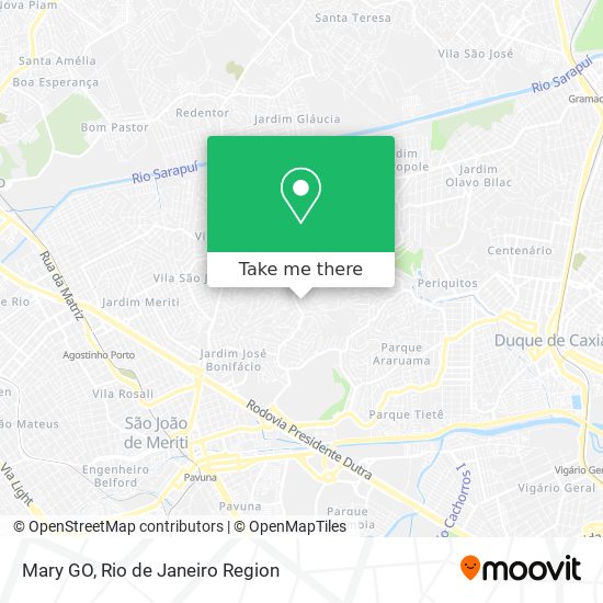 Mary GO map