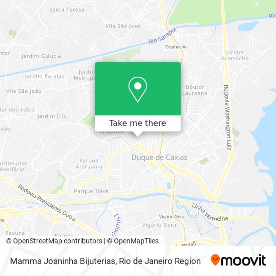 Mamma Joaninha Bijuterias map