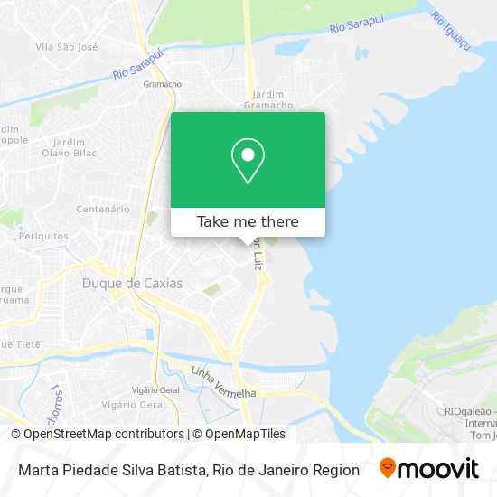 Marta Piedade Silva Batista map