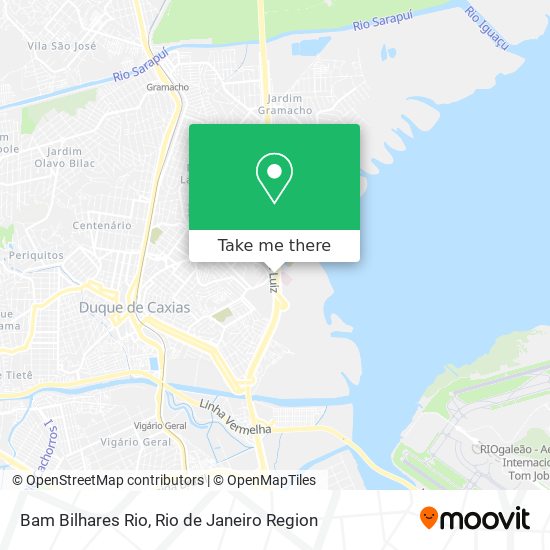 Bam Bilhares Rio map