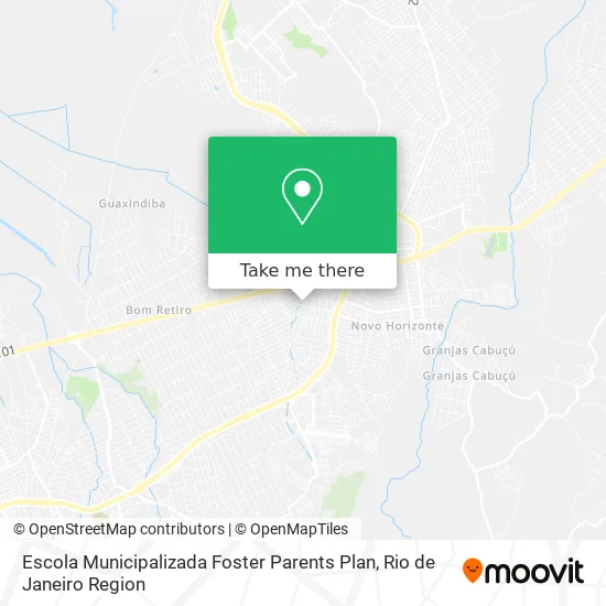 Escola Municipalizada Foster Parents Plan map