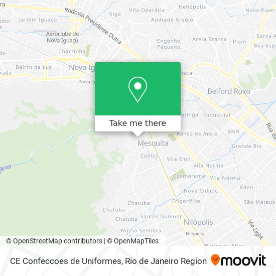 CE Confeccoes de Uniformes map