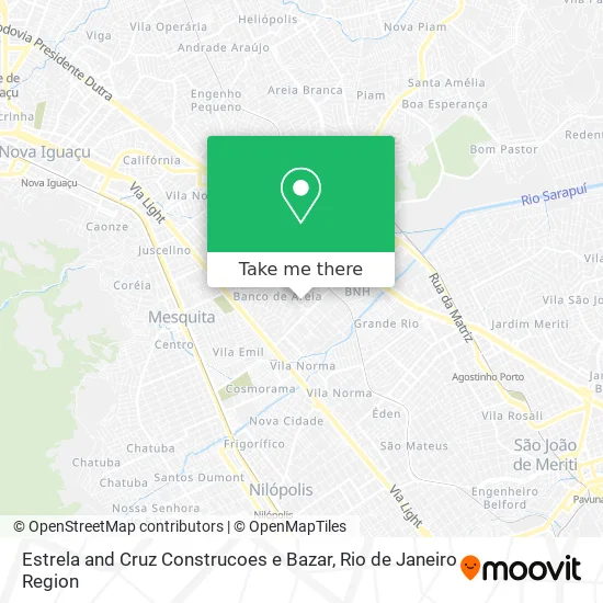 Estrela and Cruz Construcoes e Bazar map