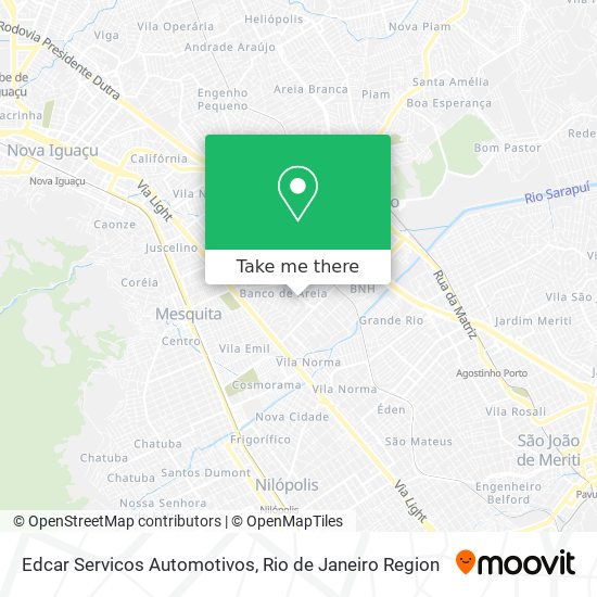 Mapa Edcar Servicos Automotivos