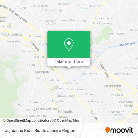 Jujubinha Kids map