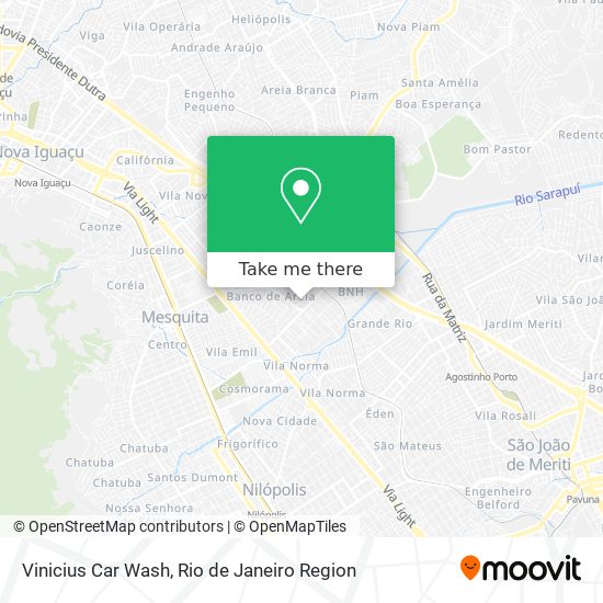 Mapa Vinicius Car Wash