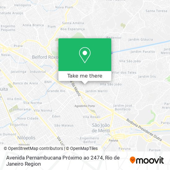 Avenida Pernambucana Próximo ao 2474 map