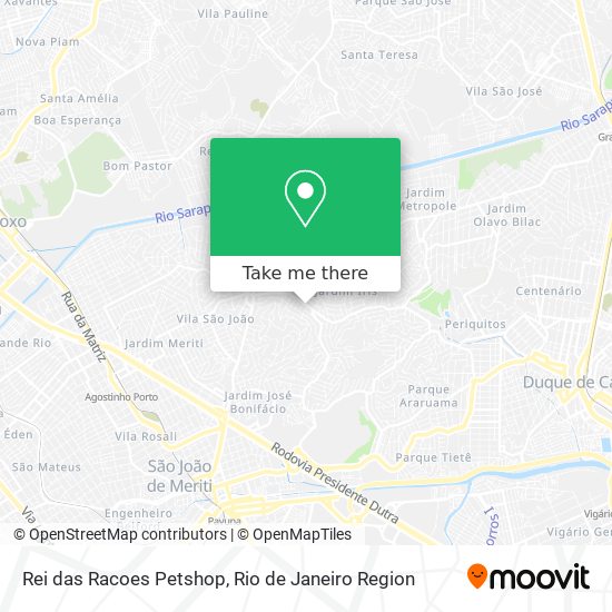 Rei das Racoes Petshop map