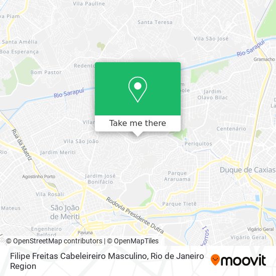 Mapa Filipe Freitas Cabeleireiro Masculino