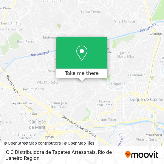 C C Distribuidora de Tapetes Artesanais map