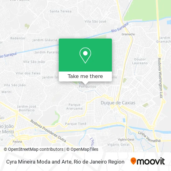 Cyra Mineira Moda and Arte map
