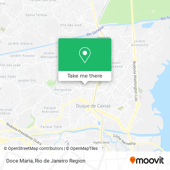 Doce Maria map