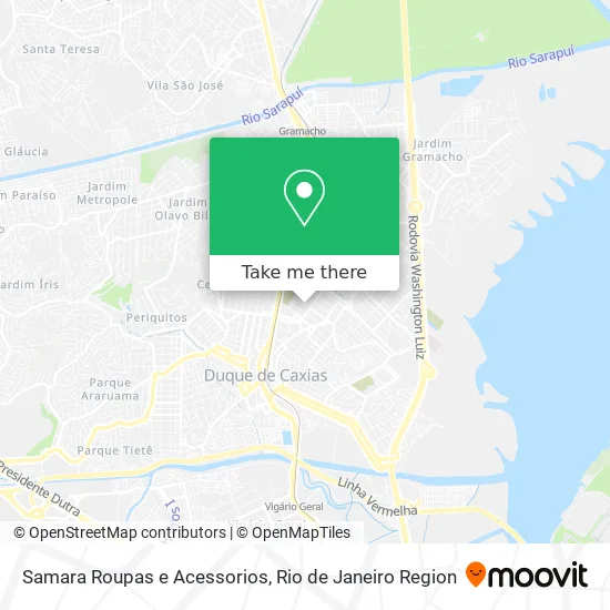 Samara Roupas e Acessorios map