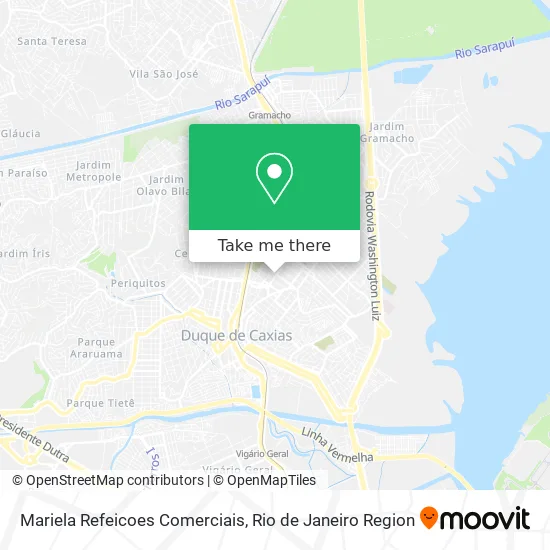 Mariela Refeicoes Comerciais map