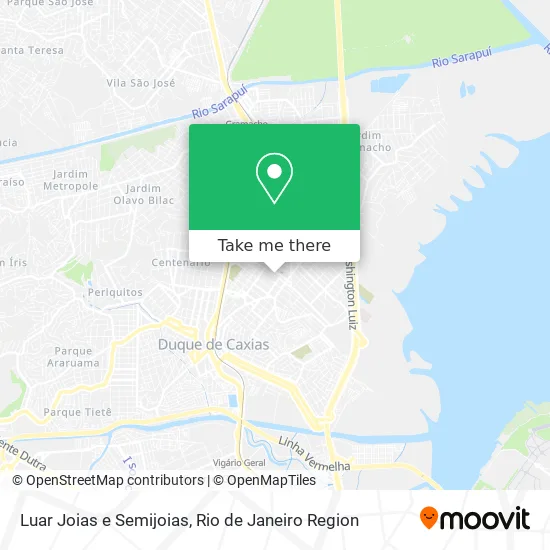 Luar Joias e Semijoias map