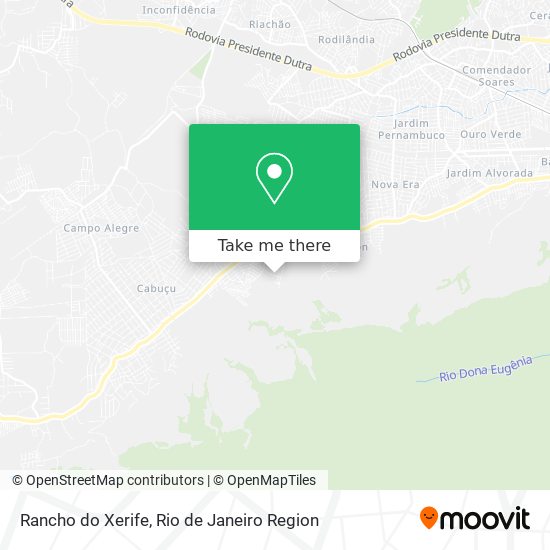 Mapa Rancho do Xerife