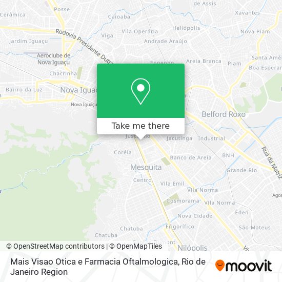 Mais Visao Otica e Farmacia Oftalmologica map