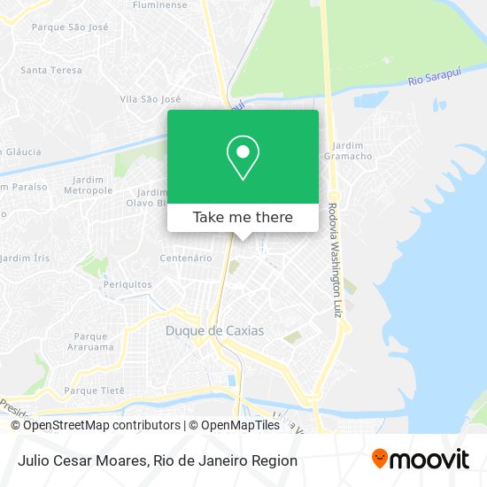 Julio Cesar Moares map