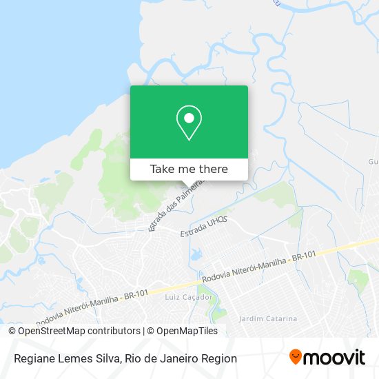 Regiane Lemes Silva map