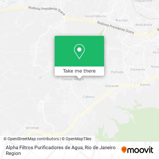 Alpha Filtros Purificadores de Agua map