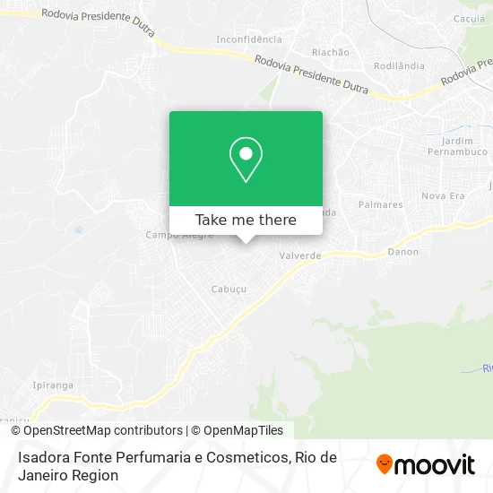 Isadora Fonte Perfumaria e Cosmeticos map