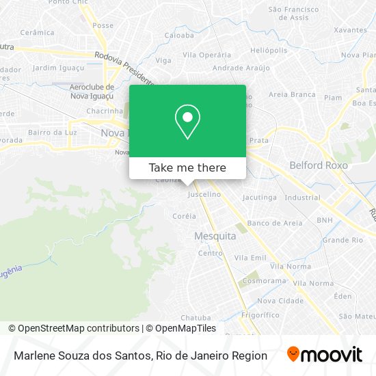 Marlene Souza dos Santos map