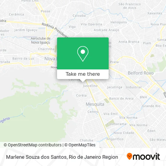 Marlene Souza dos Santos map