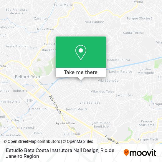 Estudio Beta Costa Instrutora Nail Design map
