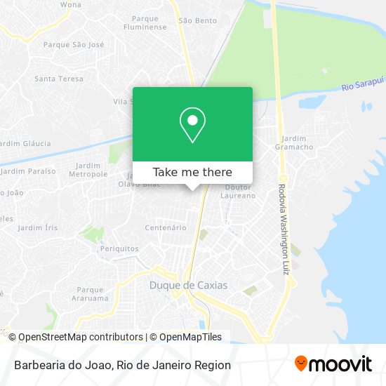 Mapa Barbearia do Joao