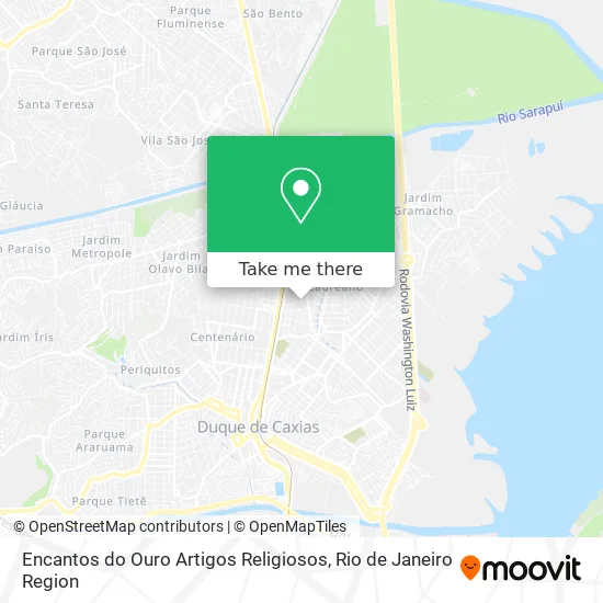 Encantos do Ouro Artigos Religiosos map