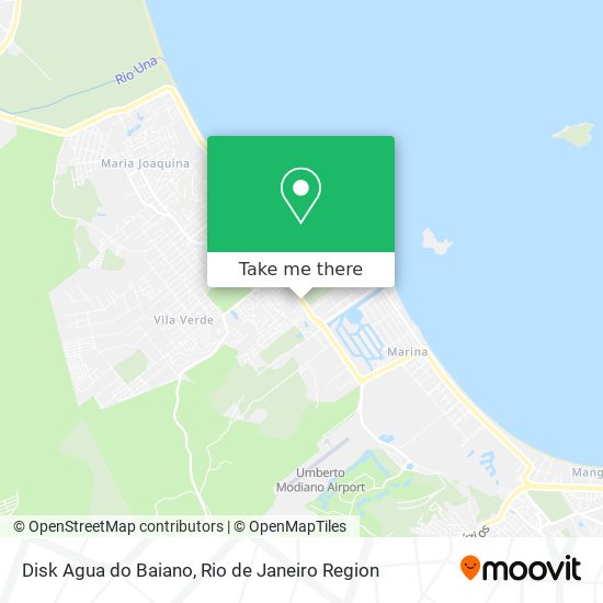 Disk Agua do Baiano map