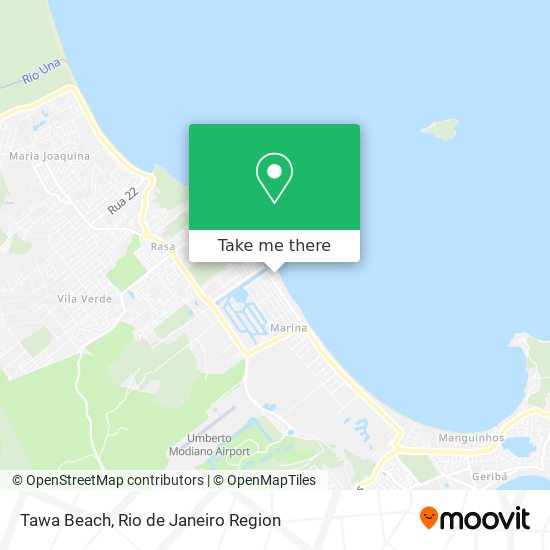 Tawa Beach map