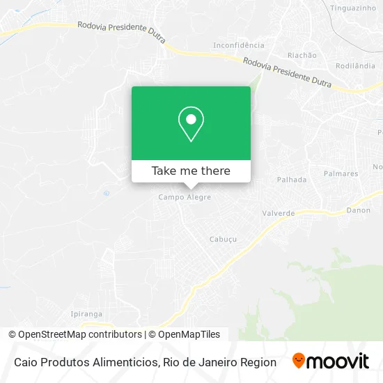 Caio Produtos Alimenticios map