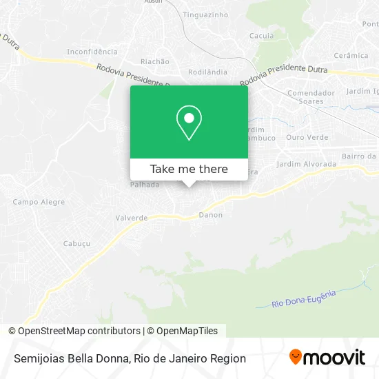 Semijoias Bella Donna map