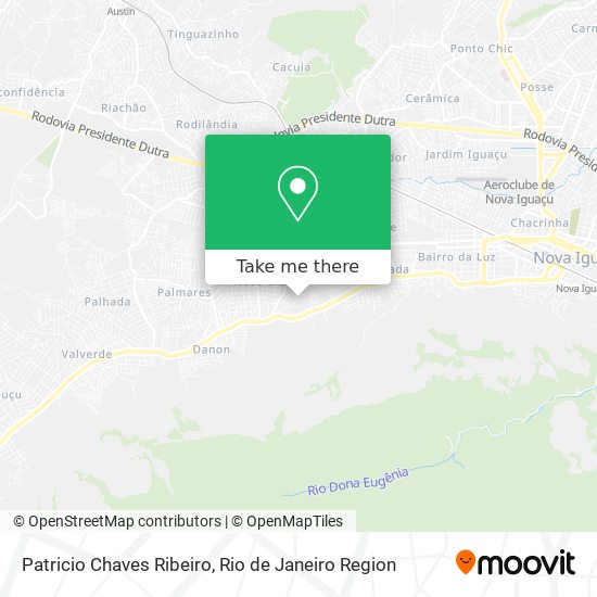 Patricio Chaves Ribeiro map
