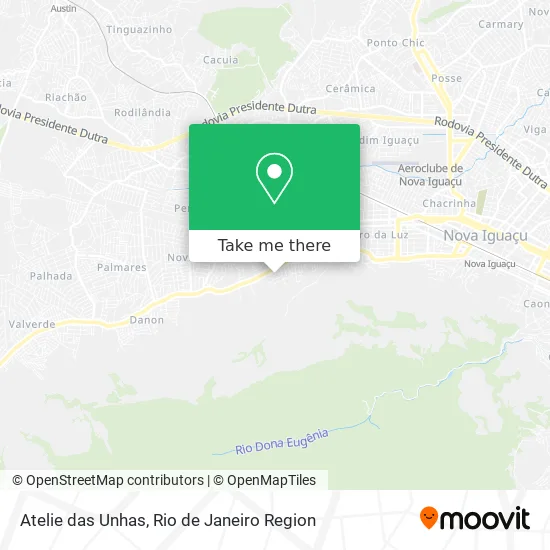 Atelie das Unhas map