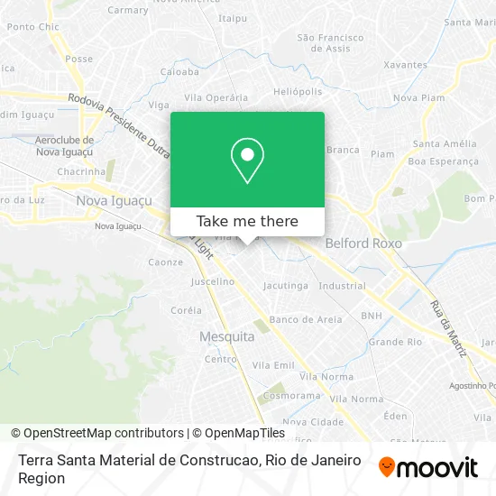 Terra Santa Material de Construcao map