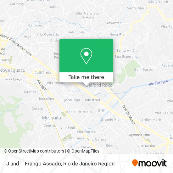 J and T Frango Assado map