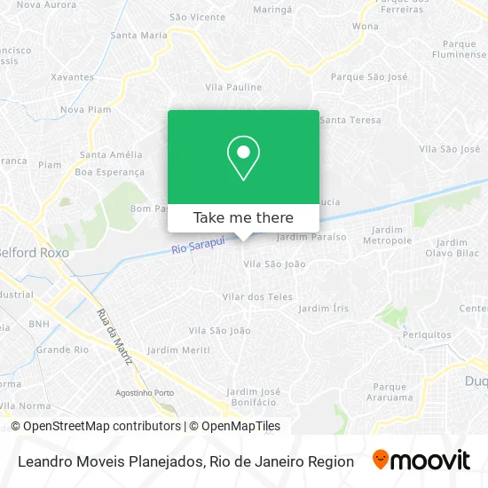 Leandro Moveis Planejados map