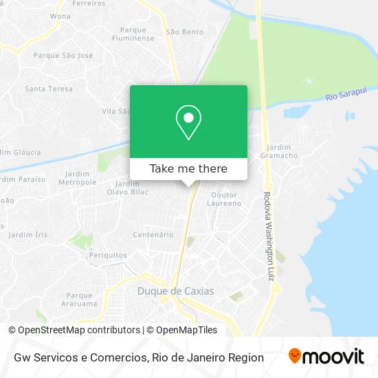 Gw Servicos e Comercios map