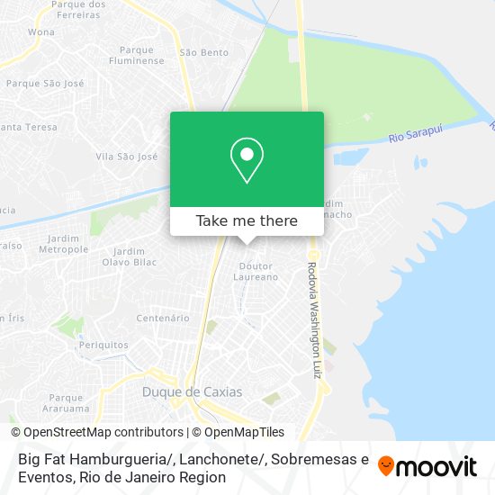Big Fat Hamburgueria / , Lanchonete / , Sobremesas e Eventos map