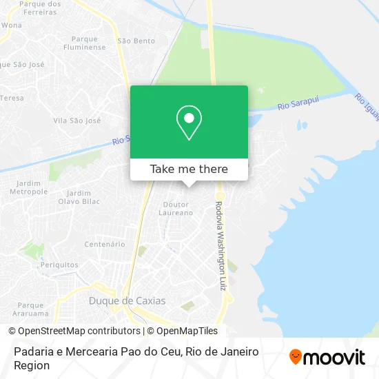 Padaria e Mercearia Pao do Ceu map