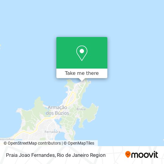 Praia Joao Fernandes map