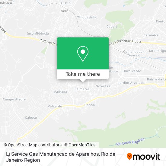 Lj Service Gas Manutencao de Aparelhos map