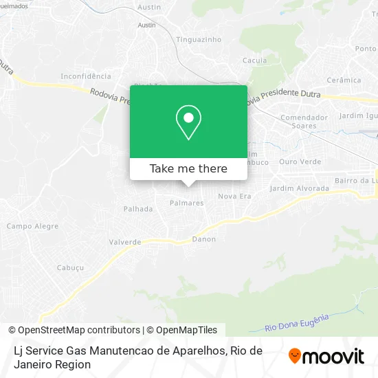 Lj Service Gas Manutencao de Aparelhos map