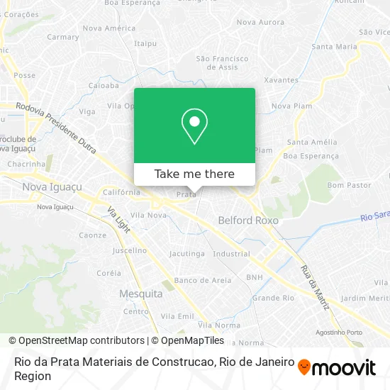 Rio da Prata Materiais de Construcao map