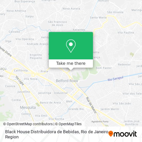 Black House Distribuidora de Bebidas map